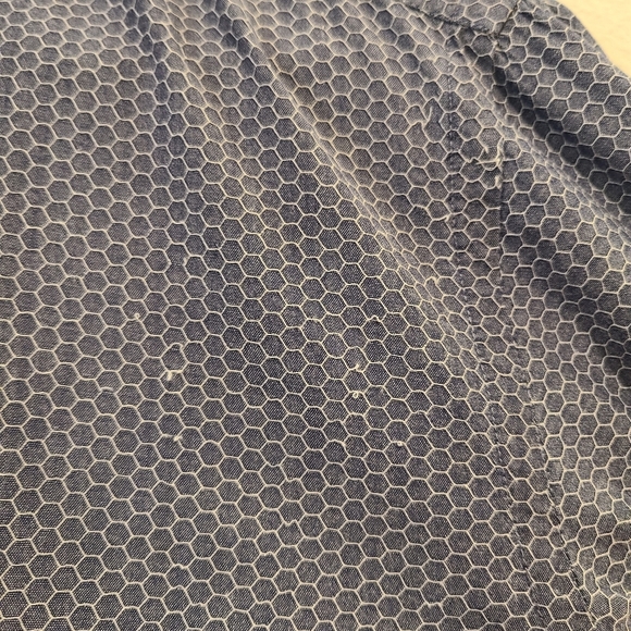 Kardo Blue Long Sleeve Button Down Shirt - Picture 4 of 6